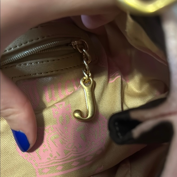 Juicy Couture Royal Couture Pink Velour Shoulder Bag - Picture 11 of 13